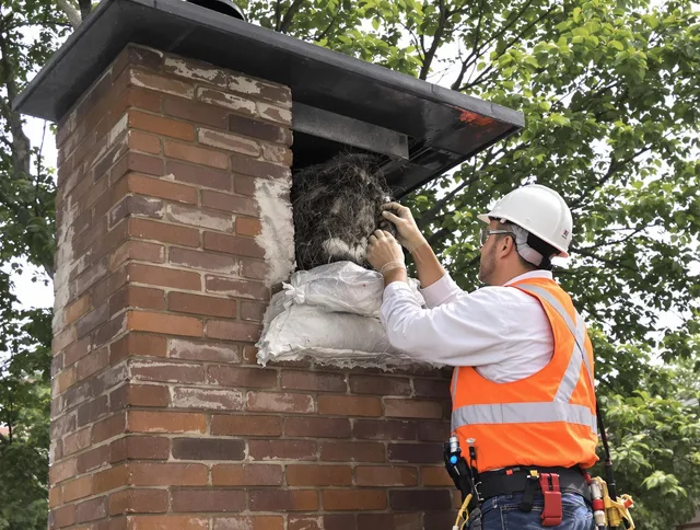 Humane removal of debris and animals by Aliso Viejo Chimney Sweep in Aliso Viejo, CA