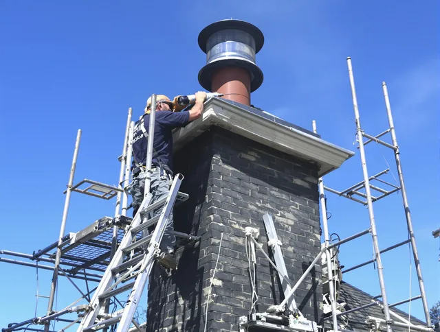 Sturdy chimney crown finished by Aliso Viejo Chimney Sweep in Aliso Viejo, CA