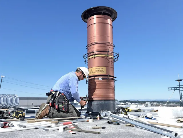 Installed chimney liner by Aliso Viejo Chimney Sweep in Aliso Viejo, CA