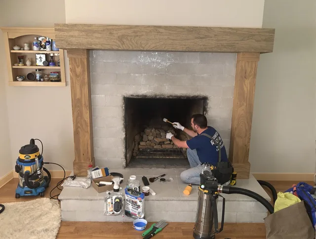 Detailed creosote removal process by Aliso Viejo Chimney Sweep in Aliso Viejo, CA